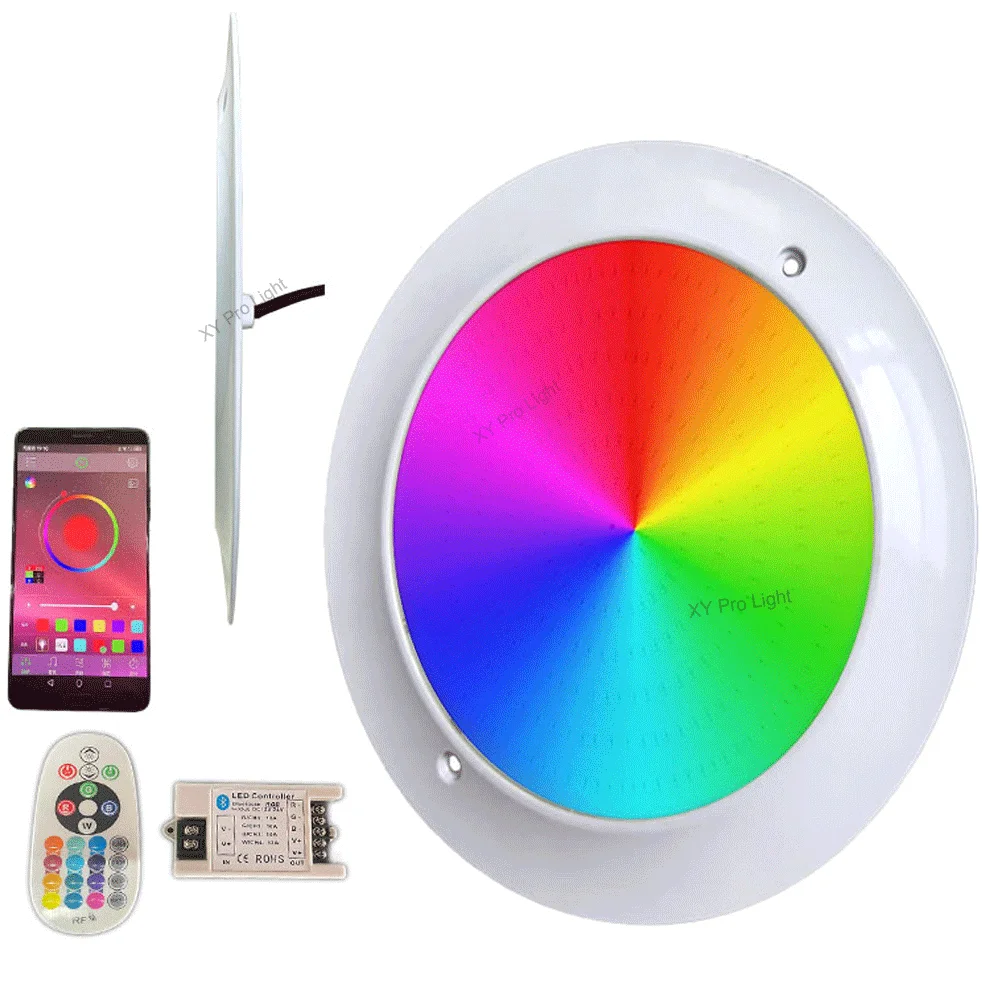 RGB LED Swimming Pool Light 30W IP68 Waterproof 12V Embedded Wall-Mounted for Underwater Pond Lighting LED Piscina Luz Spotlight