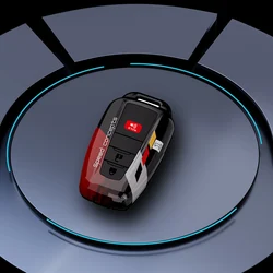 Graffiti Car Remote Key Case Cover Shell Fob For Toyota CHR Camry Corolla RAV4 Highlander C-HR Prius Land Cruiser Prado