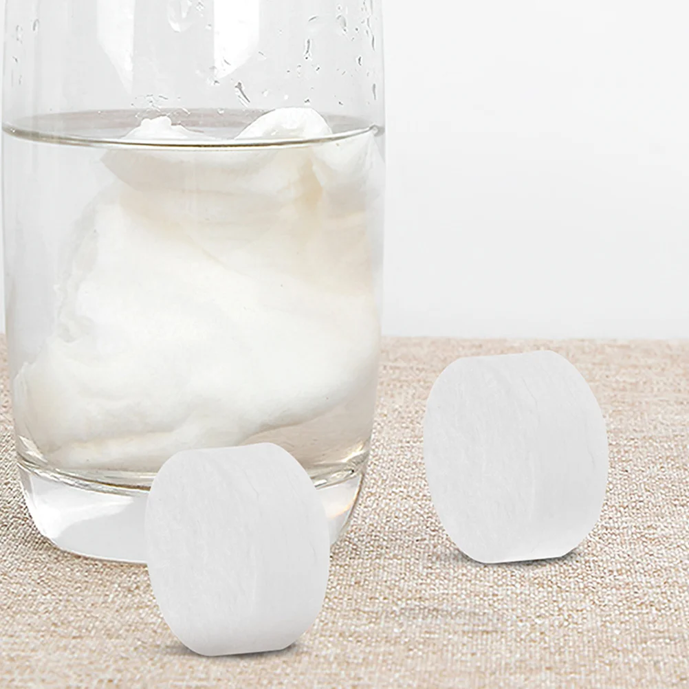 

50Pcs Compressed Towels Disposable Portable Travel Facial Washcloth Tablets Multi-Function Outdoor Compact Cotton Towels