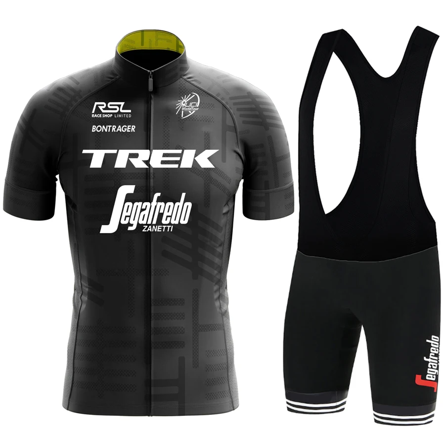 Ciclismo 2024 abbigliamento uomo Racing Bike TREK Jersey abbigliamento estivo pantaloncini bavaglino pantaloni Mtb da uomo corti Cycle Spring