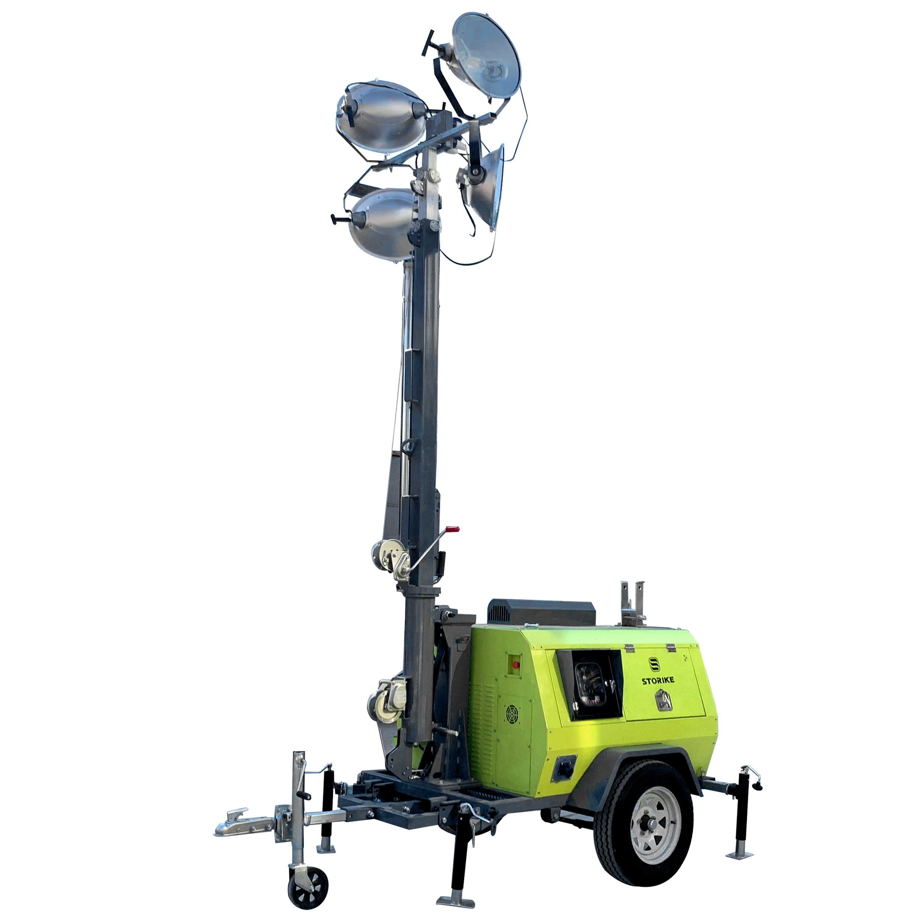 Industrial Telescopic Light Tower With Diesel Generator DC Power Stadium Light Tower Competitive Price
