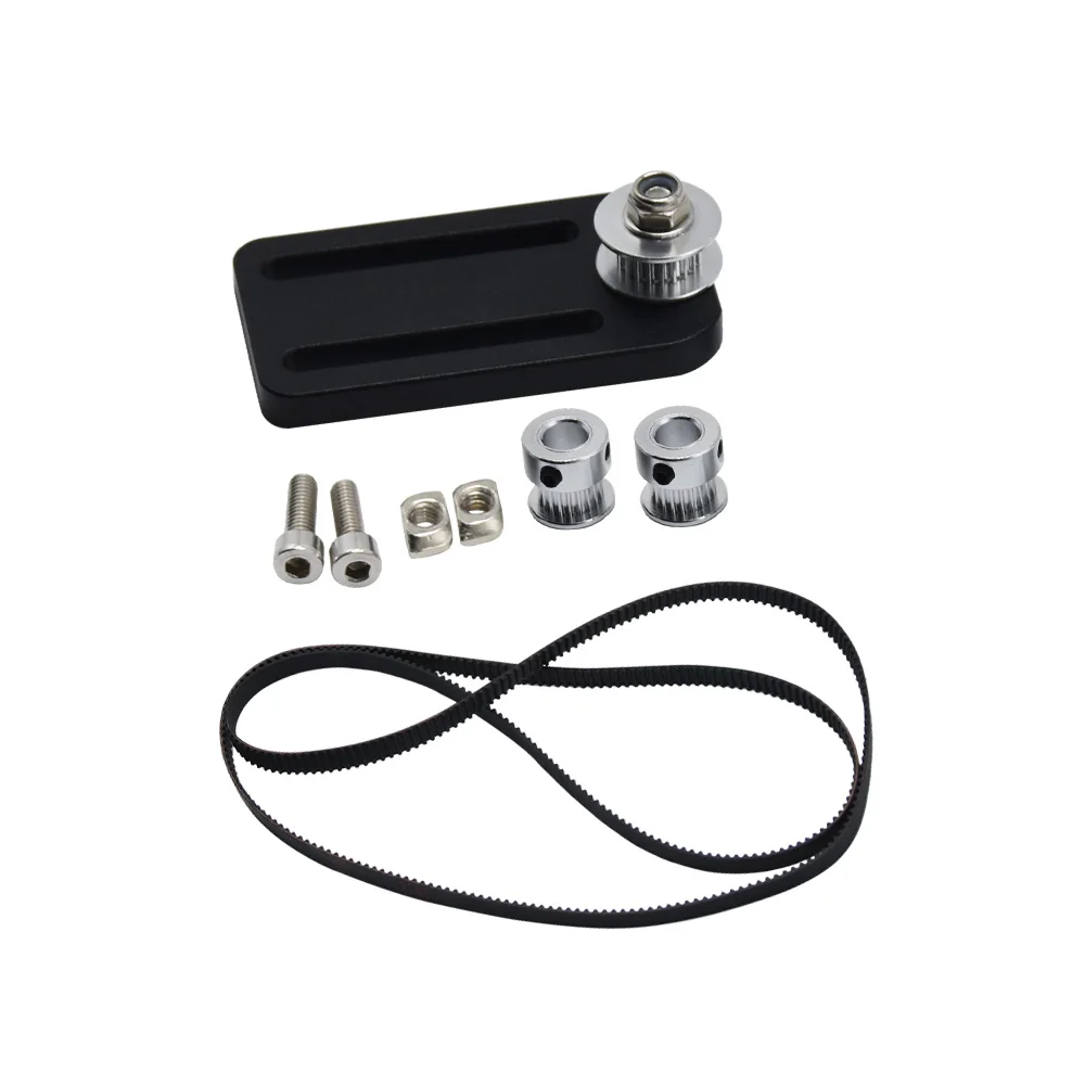 Ender 3、Ender 3s Pro、CR10、CR10S 3Dプリンター用 アップグレード デュアルZ軸 ベルト ネジロッド ホルダー DIYキット 622 752mm タイミングベルト
