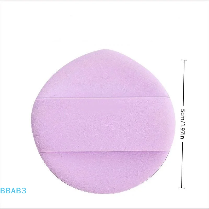 【B】カラフルな涙型メイクアップスポンジ、ソフトなノンラテックスファンデーションブレンダー、リキッド＆パウダー用の伸縮性のあるリボンパフ、メイクアップツール