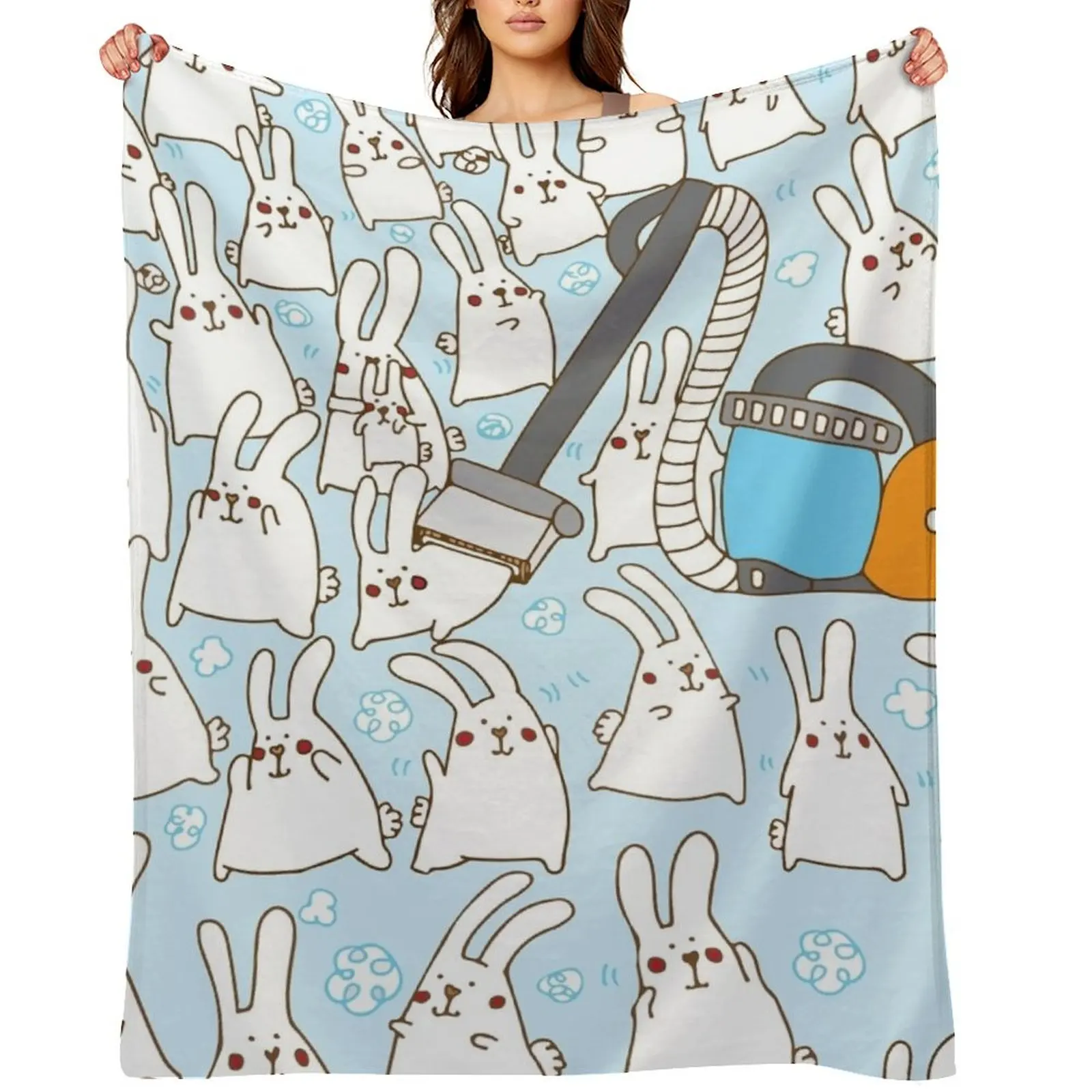 

Dust bunnies Throw Blanket Softest Warm valentine gift ideas blankets ands Blankets