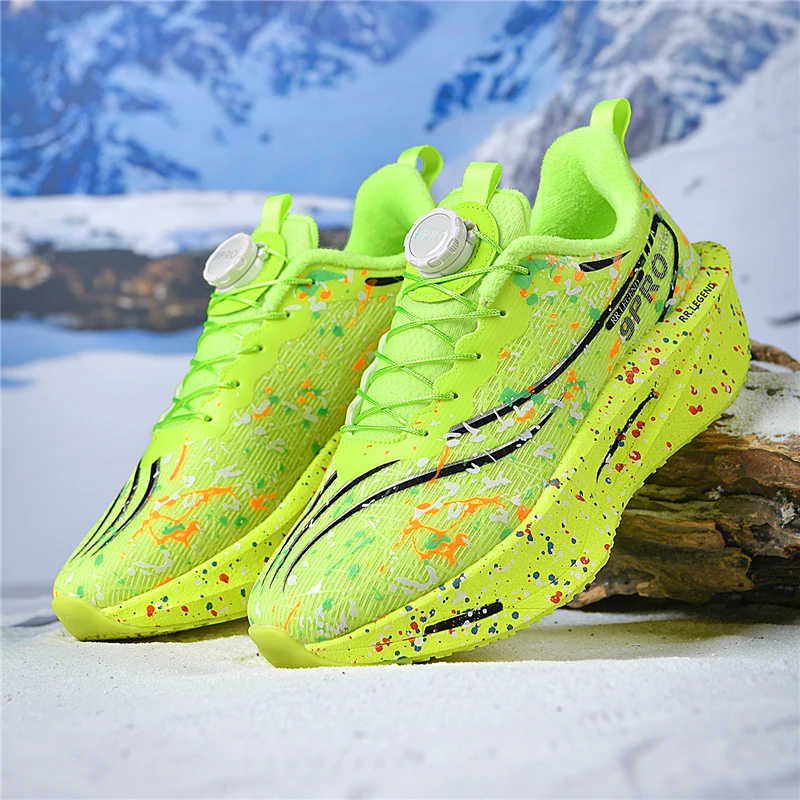 

Men's casual fashion outdoor winter unisex thicken sneaker wear-resistant soft-sole indoor speed running shoe boots cotton shoes