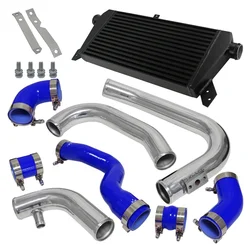 Front Mount Intercooler+Pipe Kit for Audi A4 1.8T Turbo B6 Quattro 02-06 Black / Blue /Red
