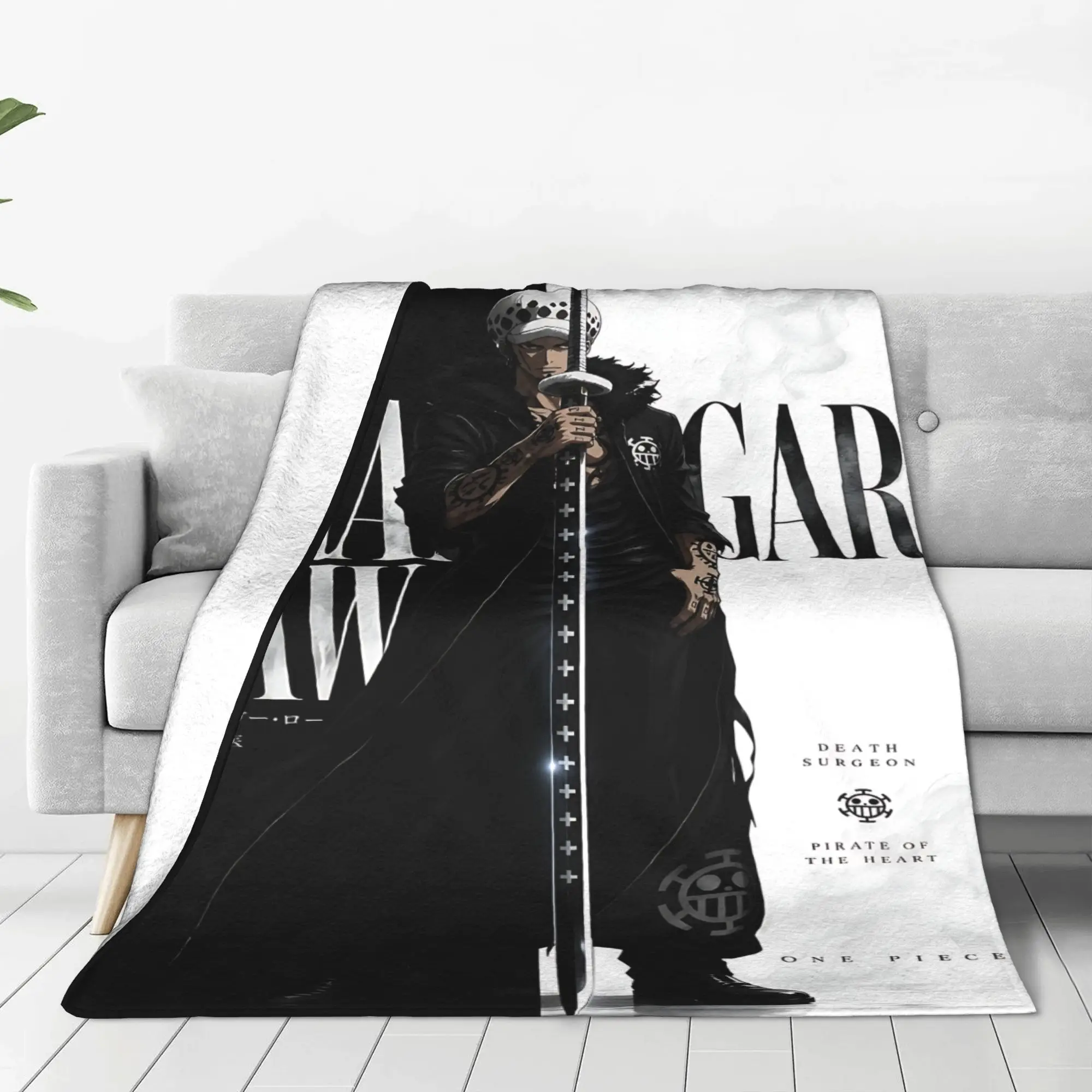 1PC home Cutecore One Piece  Blanket Super Cosy Plush Home Living Room Sofa halloween