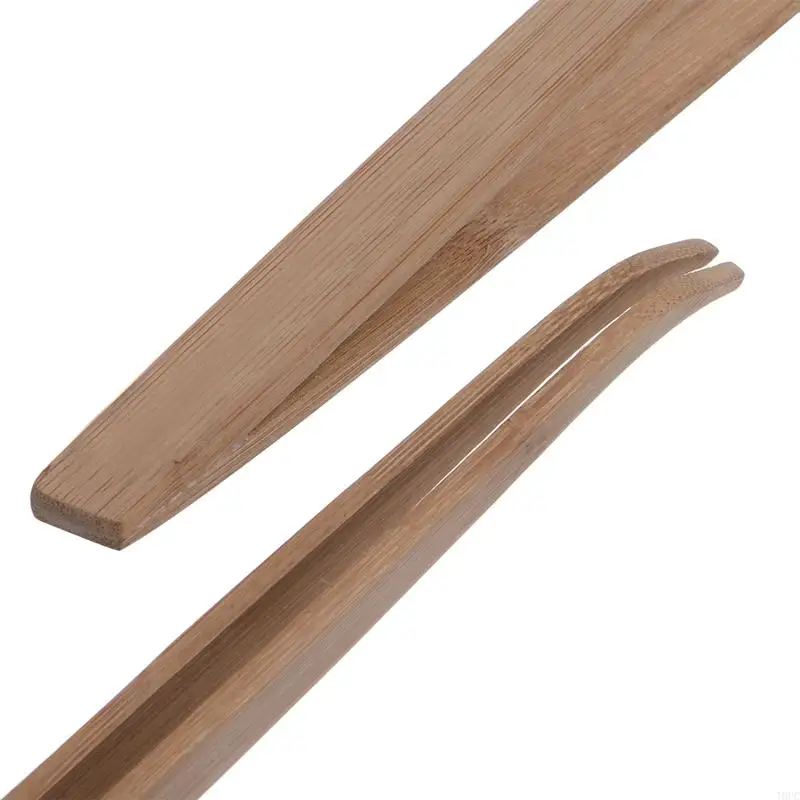 T8UC Feeding Tweezers Eco-Friendly Bamboo for Turtles Lizards 11 Inches Curved Long Tongs for Holding Worms