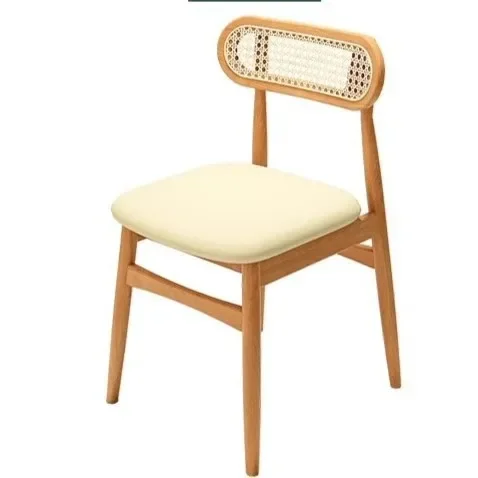 South East Asia Fusion Restaurant Table and Chair Combination Thai Food Stall Noodle Restaurant Snack BBQ Shop Rattan Solid Wood