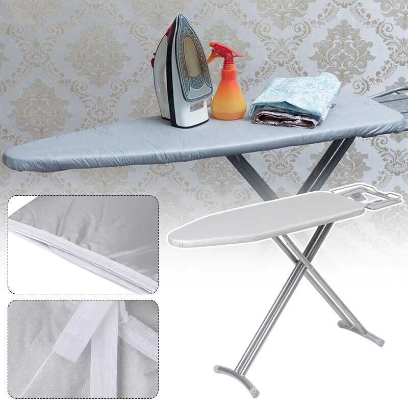 Universal Silver Coated Padded Ironing Board Cover Double-Layer Heat Resistant High Temperature Non-Fading Ironing Board Cover