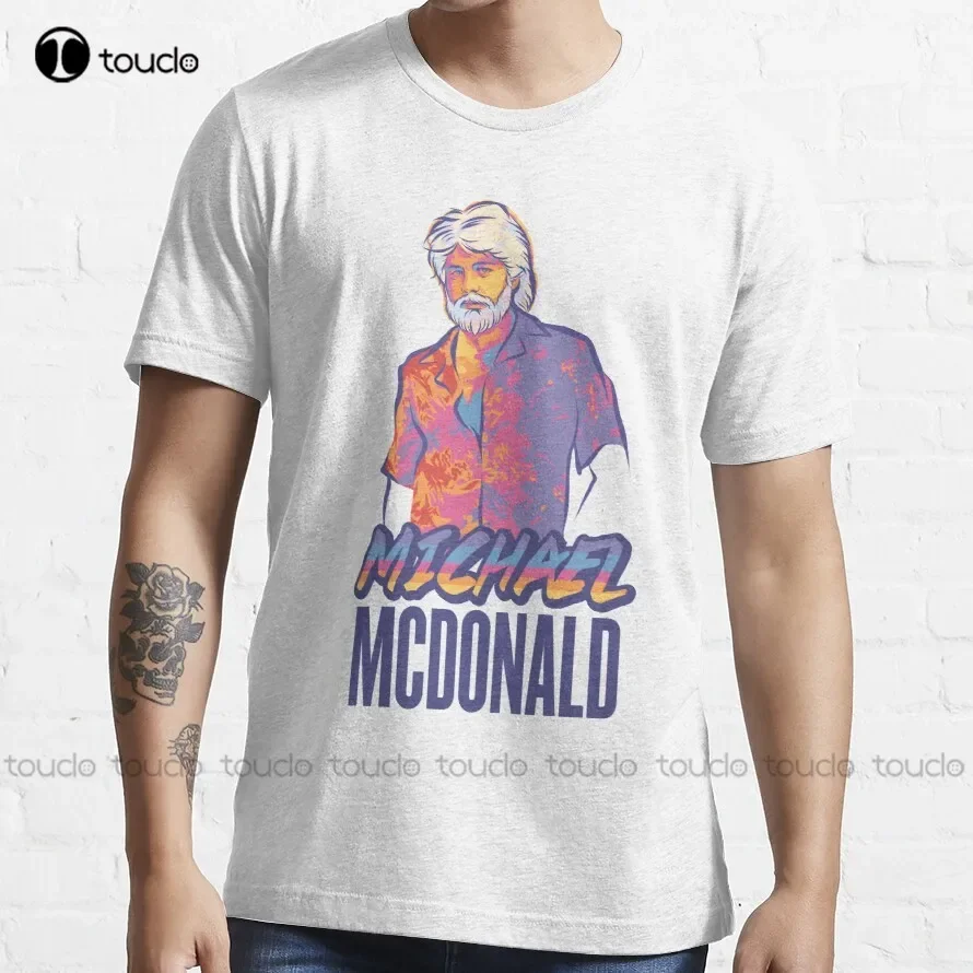 Музыкальная футболка Michael_Mcdonald Doobie Brothers 80-х годов, футболка с графическим рисунком на заказ для взрослых и подростков, унисекс, футболка с цифровой печатью Xs-5Xl