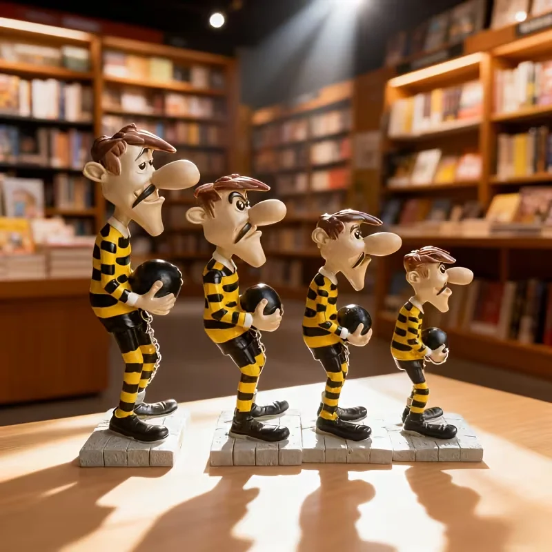 

Набор из 4 предметов: коллекционные фигурки мультяшных персонажей «Четыре брата Далтон»