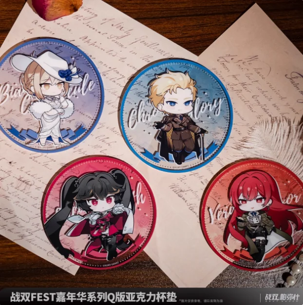 

Официальная Люсия Бьянка Вера Chrome FEST Карнавальная серия Косплей Аниме Q-версия акриловая подставка Punishing Grey Raven Рождественский подарок