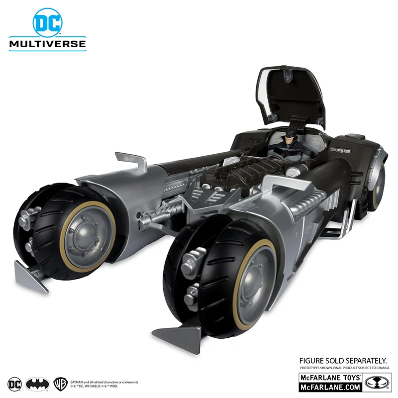 Mcfarlane Pale Knight Batman Car Movable Vehicle Model Action Figure Children'S Toy Collection Decoration Boys Cool Gift