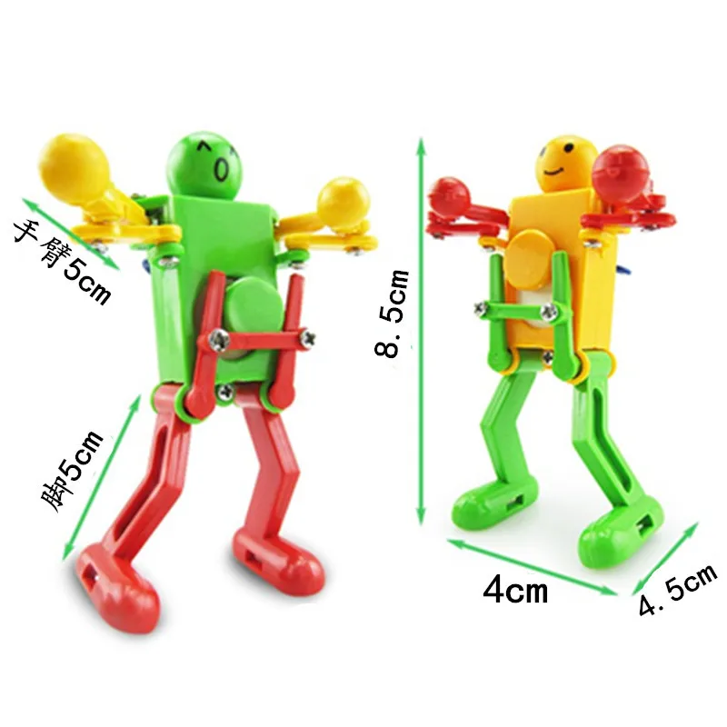 Clockwork Wind Up Dancing Robot Toy for Baby Kid Developmental Gift Puzzle Wind Up Toy Fidget Toy for Child Family Gathering Toy