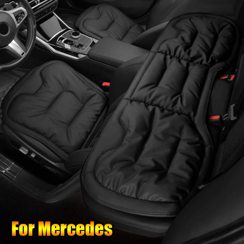 

Premium NAPPA Car Seat Cushion For Mercedes-Benz A B C E G R V Breathable Leather Automotive Protect Interior Accessories Covers