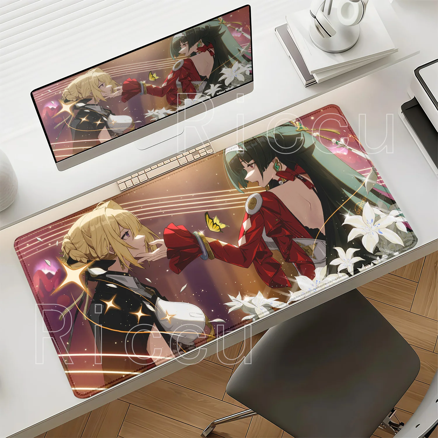 New Astra Yao Zenless Zone Zero ZZZERO ESports Mouse Pad PC Gaming Non-slip Office Carpet Keyboard HD Printing Overlock Desk Mat