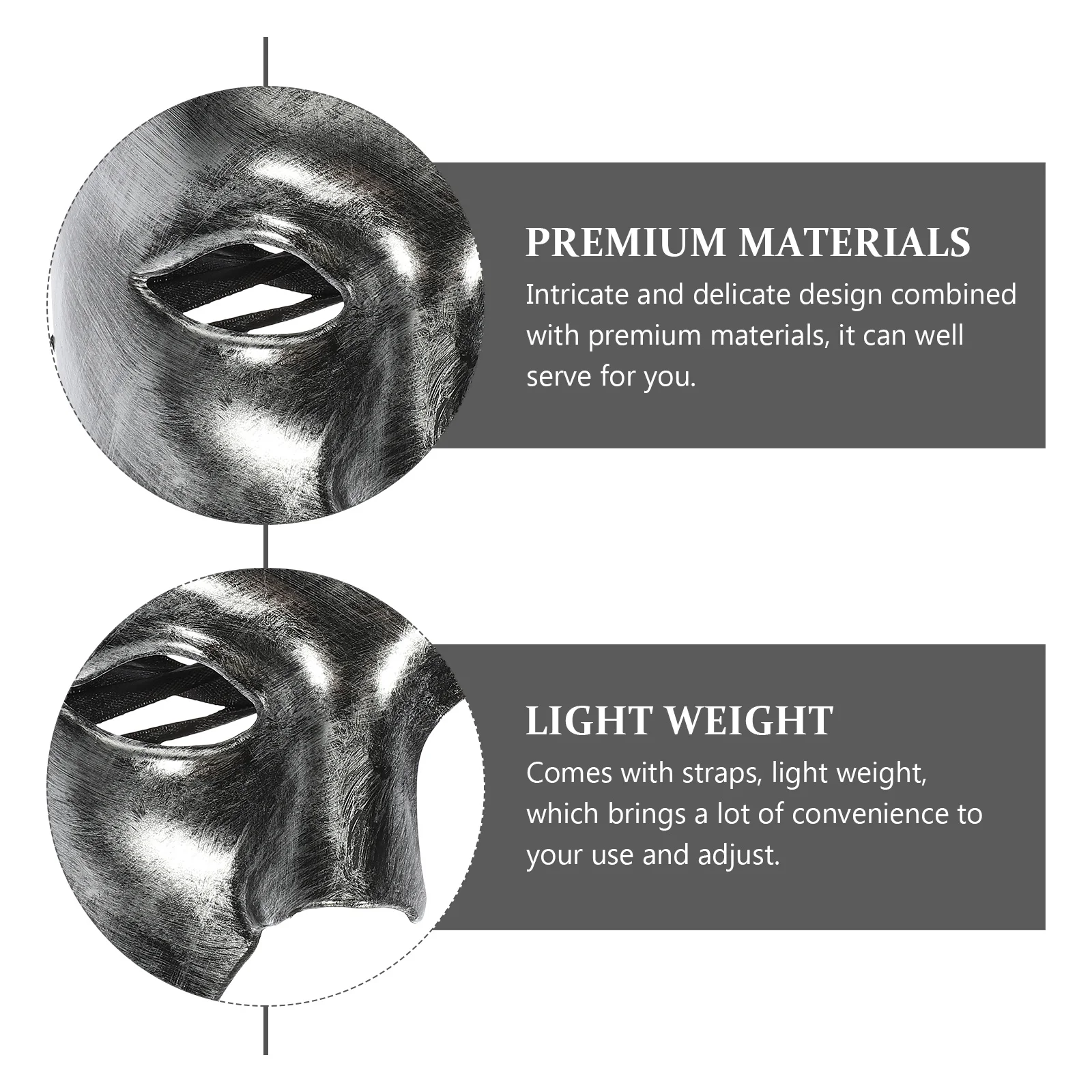 

Comfortable Mask Masquerade with Handle Multifunction Present Option Mardi Gras ABS Carnival Lightweight