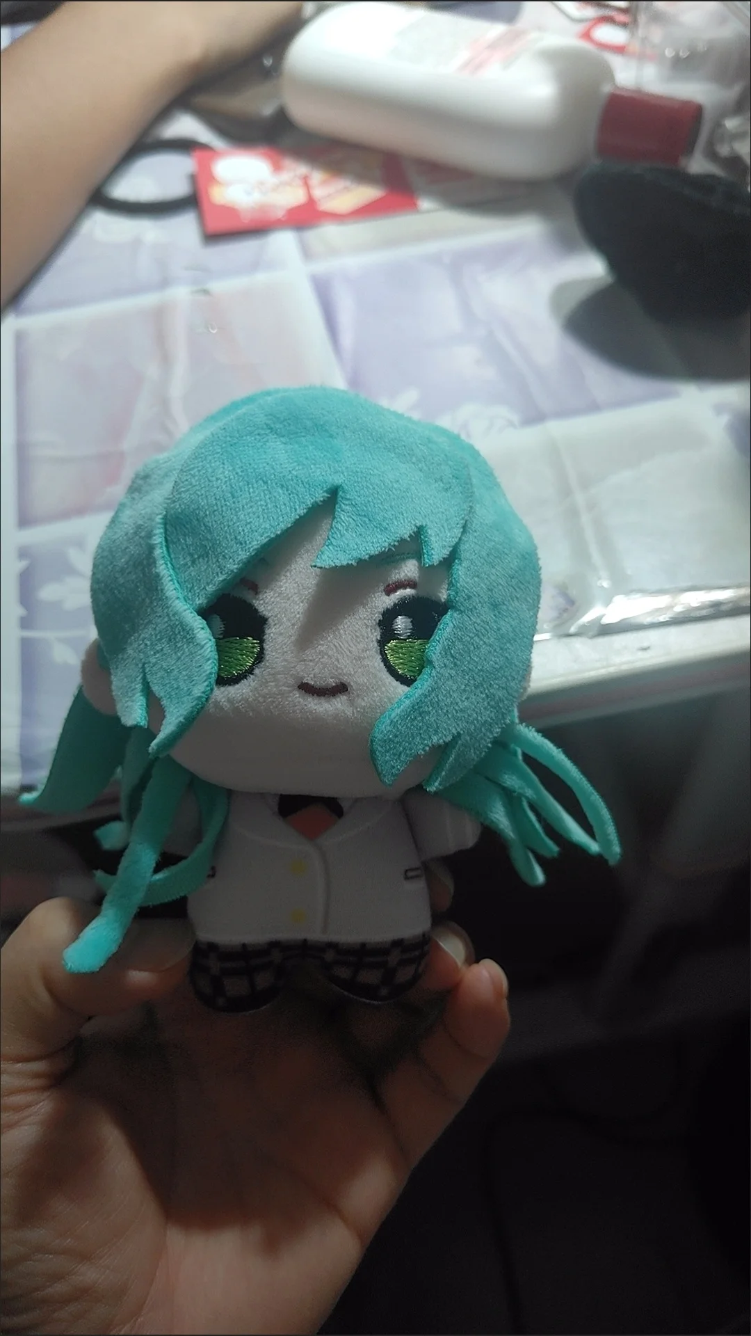 10cm Hinata Hikawa Urocza Bawełniana Lalka z Nadrukiem do Wyrobu Breloków lub Prezentów dla Przyjaciół Dorosłych i Dzieci, Mini Kolekcja dla Fanów