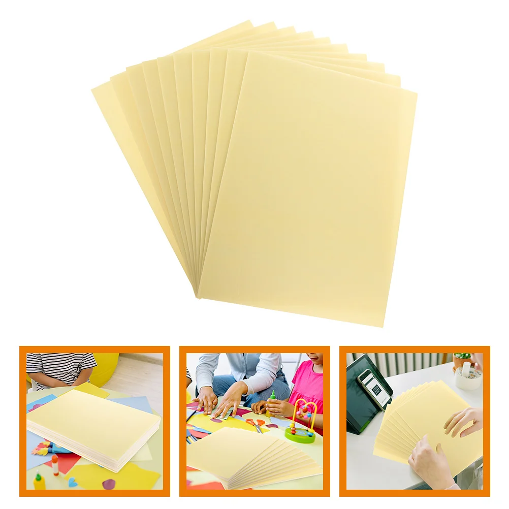 10 Pcs Backplane Kindergarten Decorative White Poster Board DIY Foam Thick