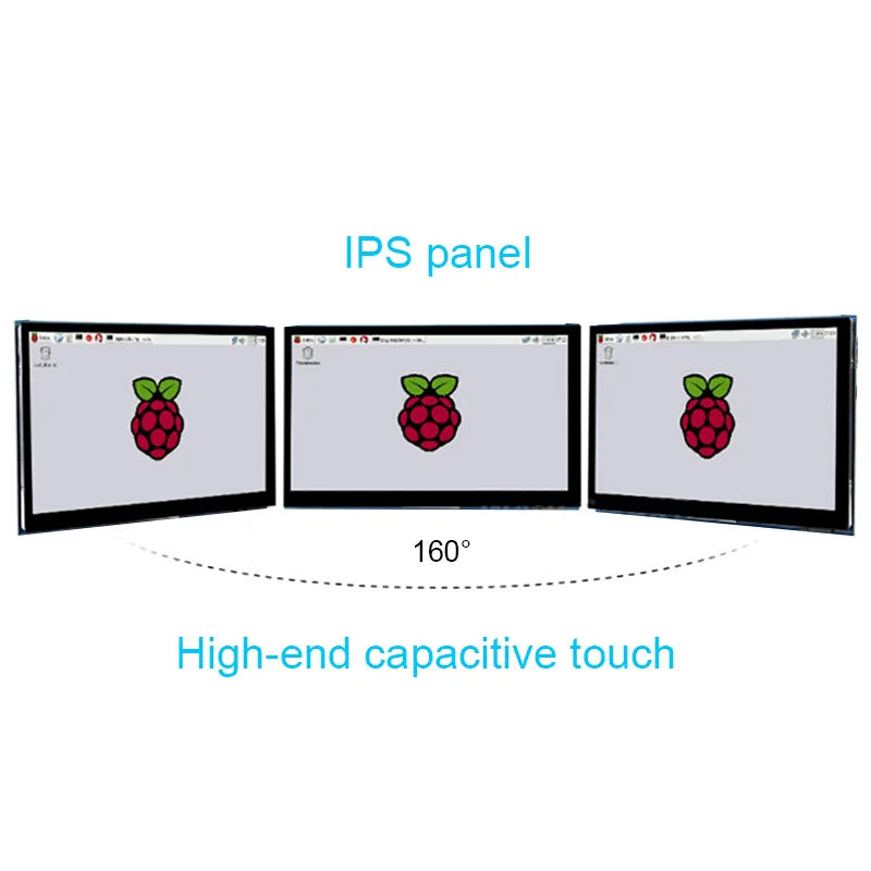 Imagem -05 - Multi-touch Capacitive Touch Panel Lcd Module Display Monitor Screen Raspberry pi Ips Tft Dsi 800x480 43 43