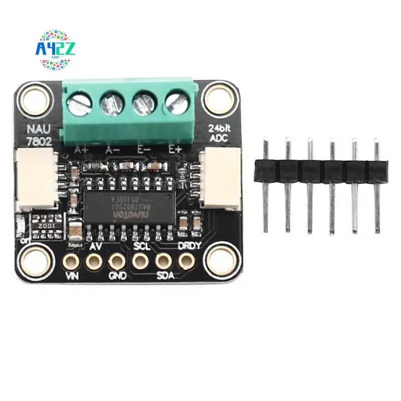 A42Z-4538 NAU7802 24-Bit ADC Module High Precision STEMMA Qwiic For Advanced Electronics Projects