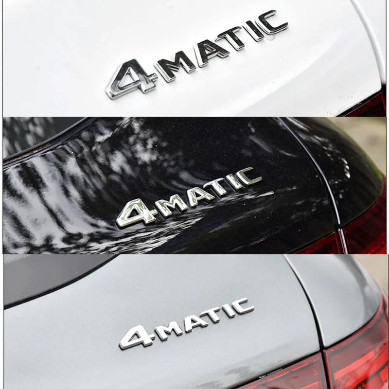 4 MATIC letter badge car stickers for Mercedes-Benz series refit accessories new old four-wheel drive label trunk decorate logo