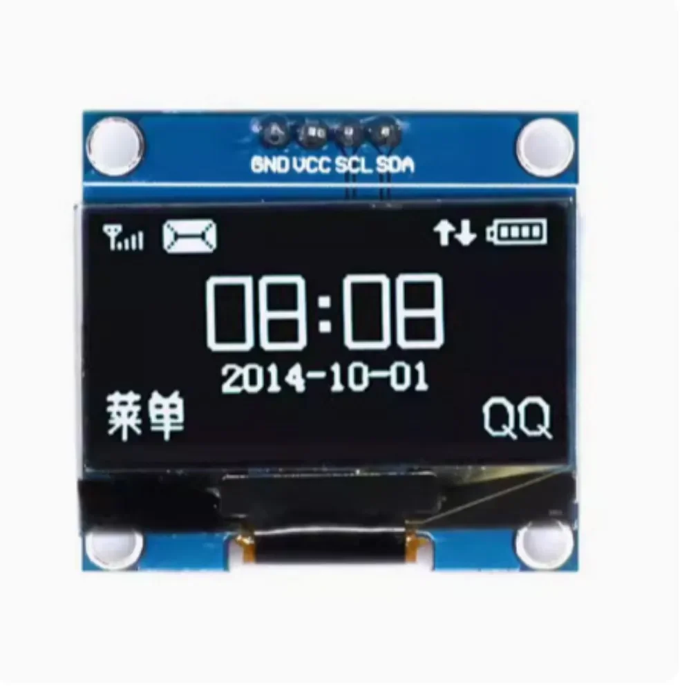 Módulo OLED de 1,3 "cor branca e azul 128X64 Módulo de exibição LED LCD OLED de 1,3 polegadas para comunicação IIC de 1,3"