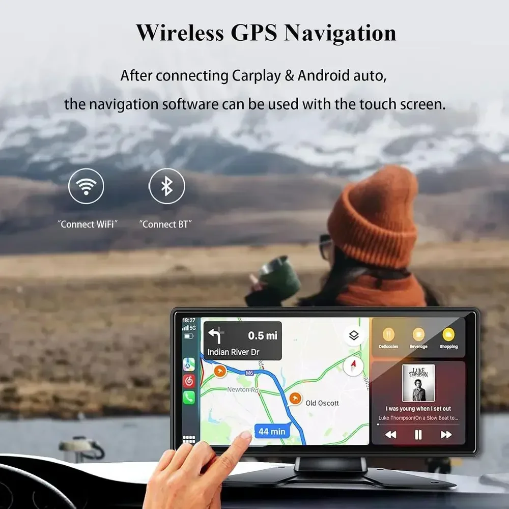 RV Camera System with Carplay Android Auto, 10.36