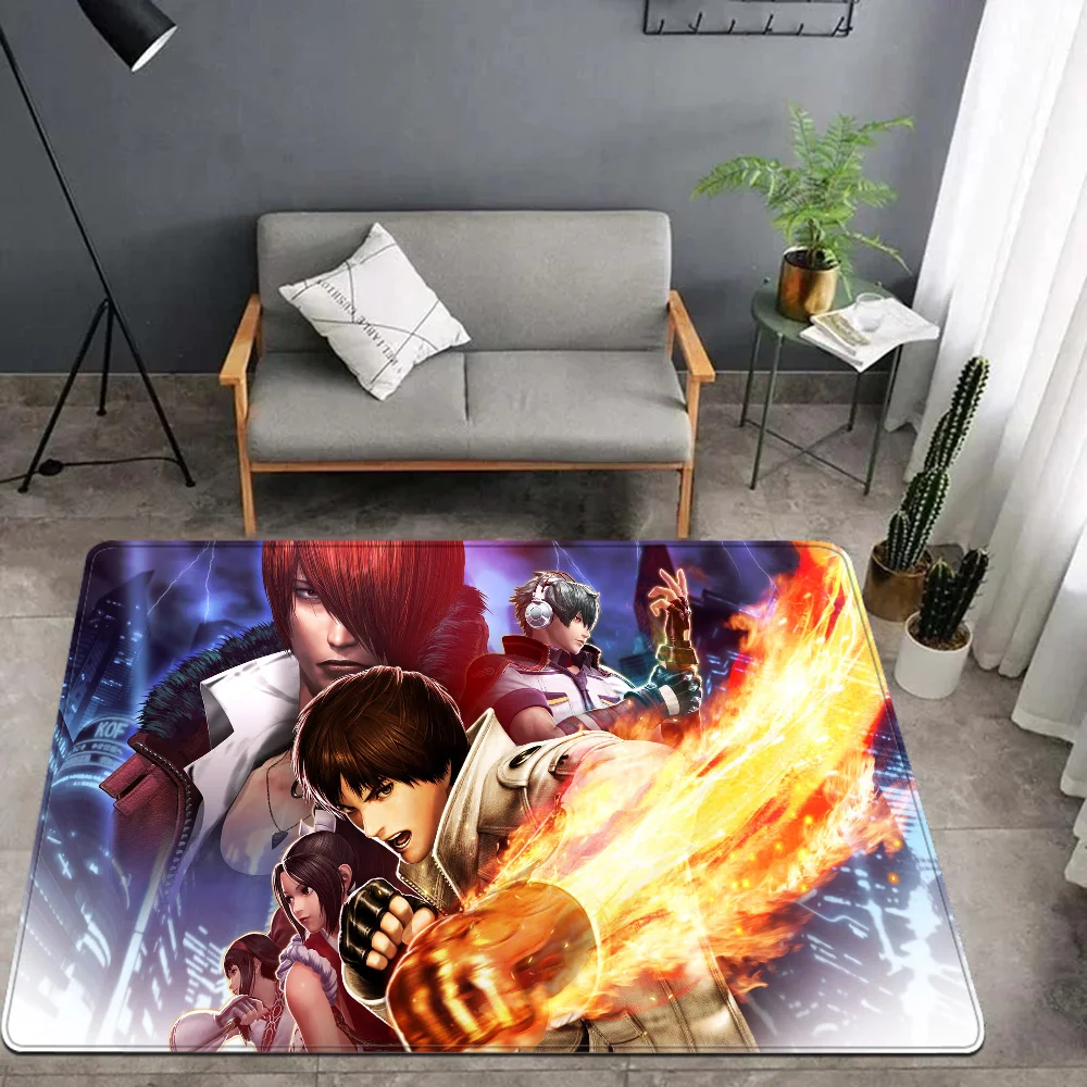 King of Fighters Floor Mat Bathroom Mat Kids Room Bedroom Decoration Balcony Anti-Slip Doormat Living Room Welcome Rug