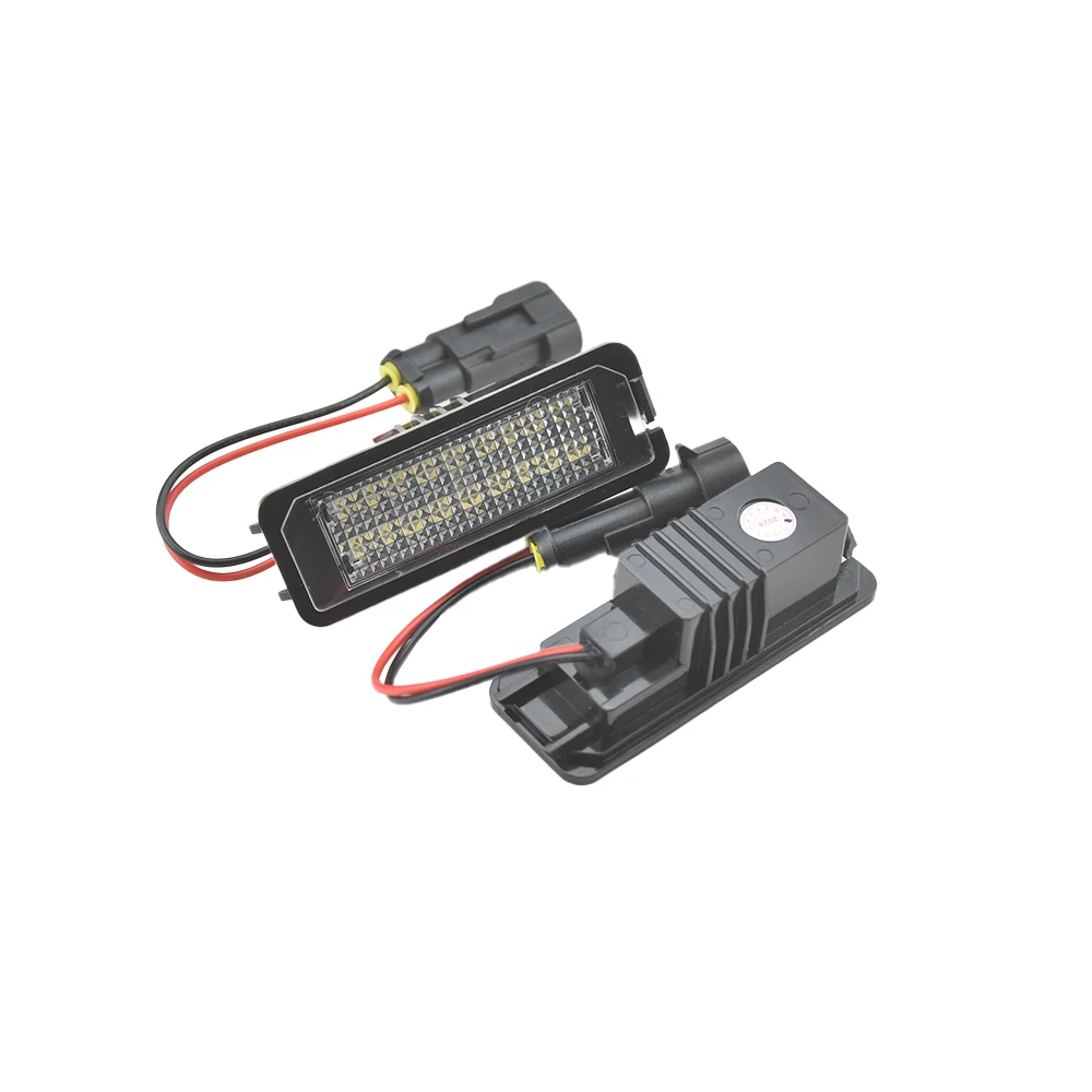Luces de Matrícula para VW Gol 2004 2005 2006 2007 2008 2009 2010, Conjunto de Lámparas para Placa de Matrícula