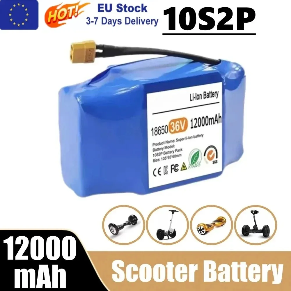 

Настоящие горячие продажи, оригинальные 12 Ач, 10s2p упаковок, литиевая аккумуляторная батарея для электрического самобалансирующегося скутера, ховерборда, одноколесного велосипеда