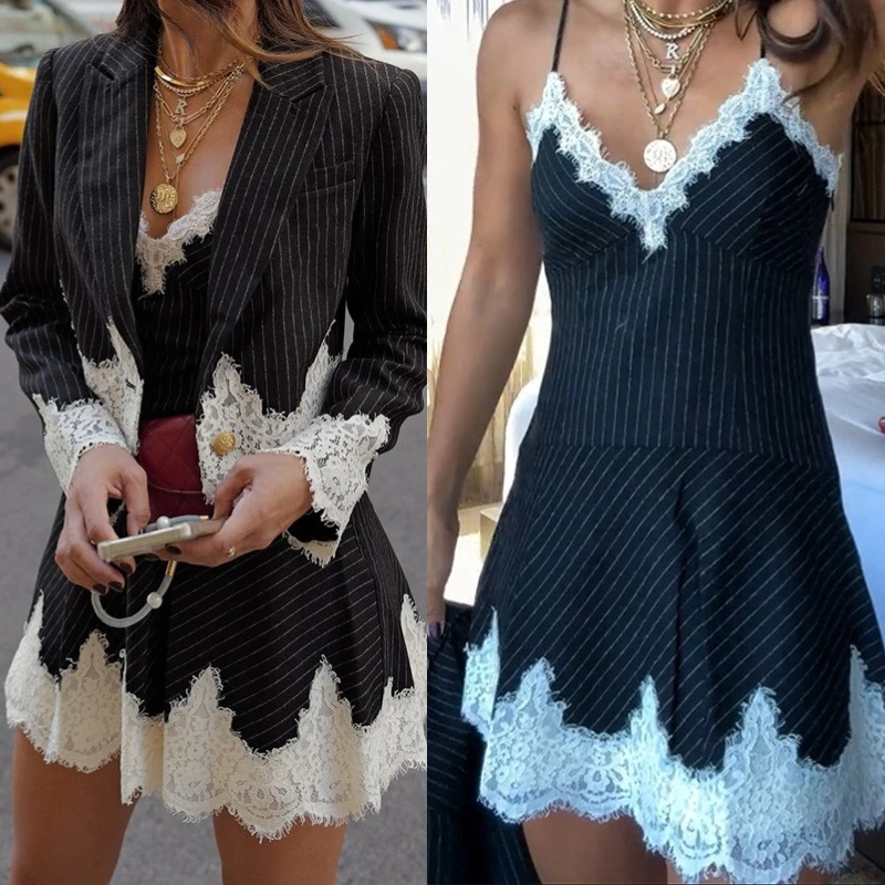 

Fall/Winter 2025 Fashion Suit Loose Casual Dress Women's Commuter Suit