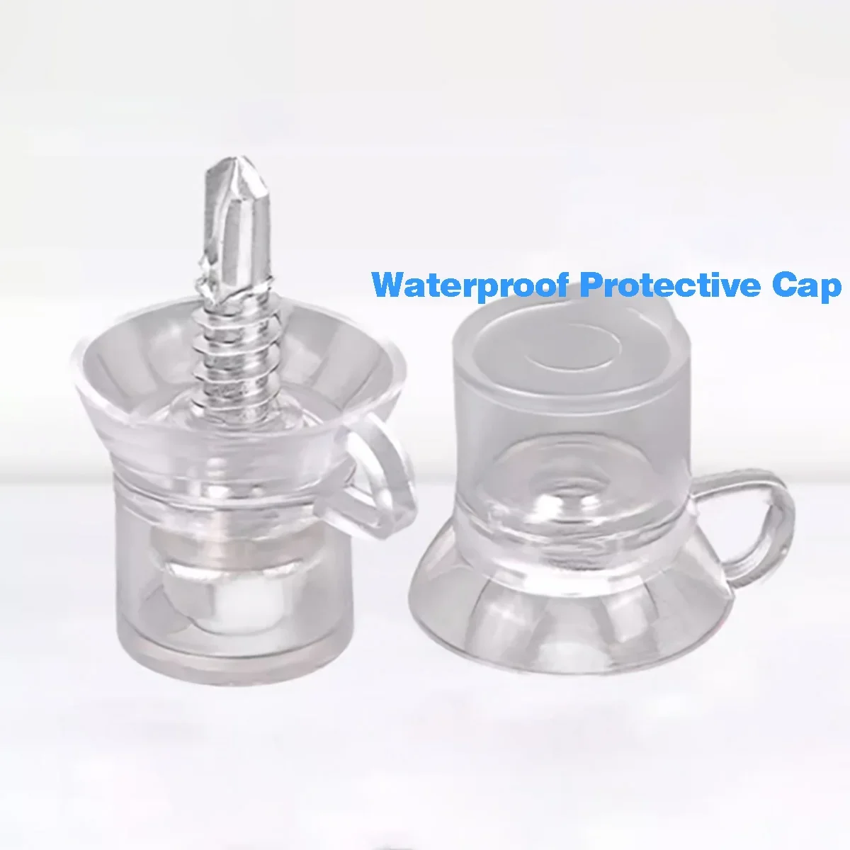 Transparent Drill Tail Screw Waterproof Cap