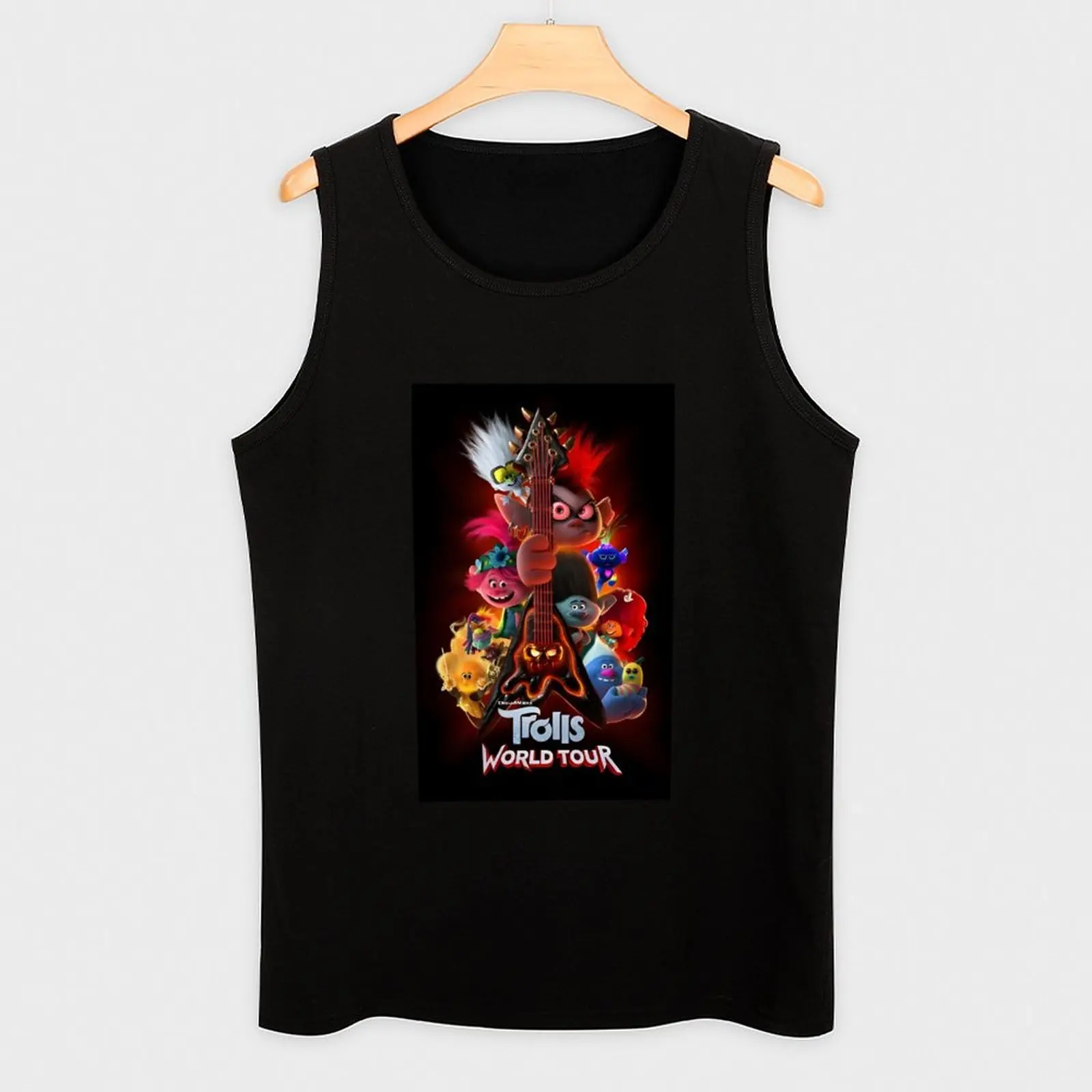 Trolls world tour poster Tank Top Utility Tank Top Workwear Casual Sleeveless Top view 3