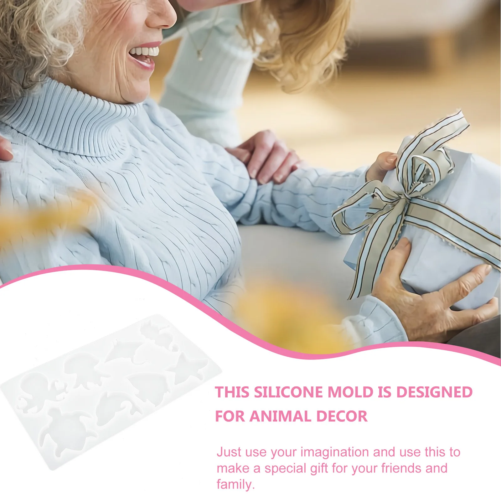 

DIY Animal Silicone Mold Non Stick Flexible Durable Epoxy Resin Crafts Making Tool DIY Silicone Mold Crafts Mould