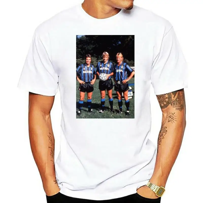 T-SHIRT MAGLIA TRIO TEDESCO MATTHAUS BREHME KLINSMANN INTER ANNI 80 1 S-M-L-XL