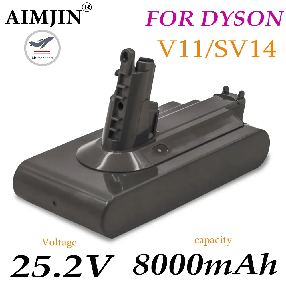 

For Dyson V11 Handheld Vacuum Cleaner Spare Battery 25.2V 8000mAh Rechargeable Battery Pack