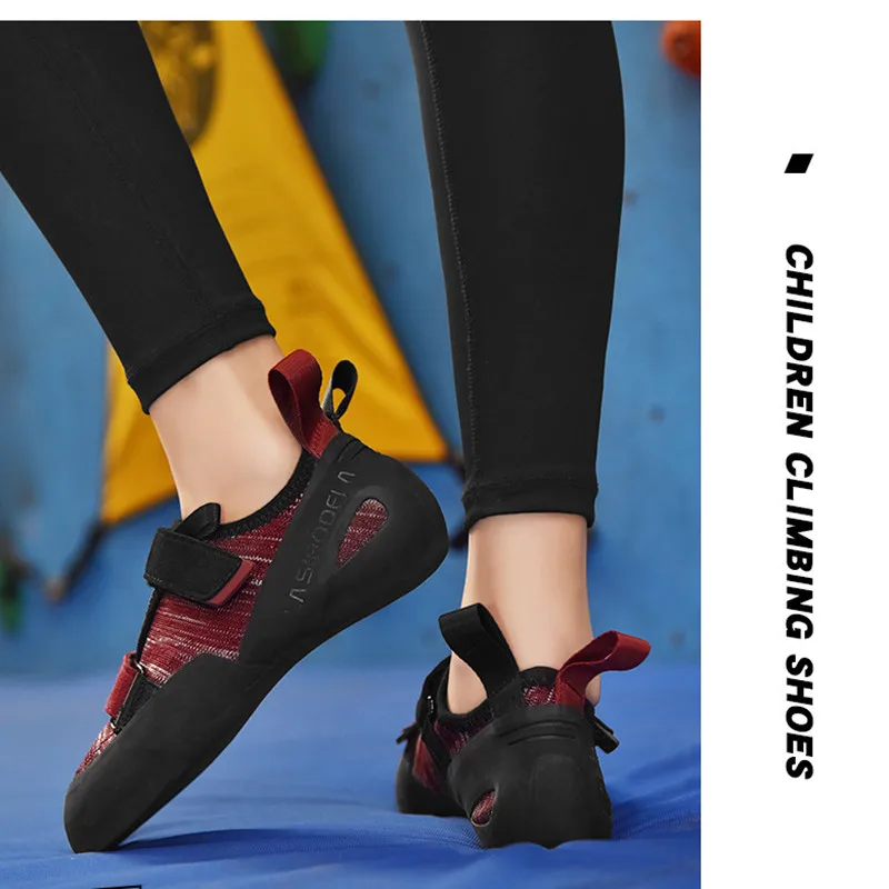 Principianti scarpe da arrampicata uomo donna Outdoor Rock Climbing Training Holding Stone Sneakers Indoor Fitness Exercise Sports