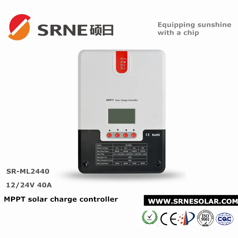 Rv Solar Charge Controller,Hot Products 12/24 Volt Solar Charge Controller SR-ML2440 Solar Regulator for Sale