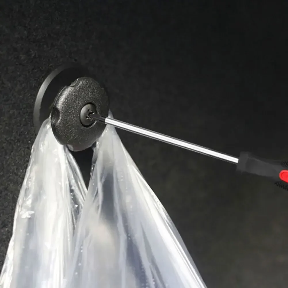 Car Rear Trunk Hooks Storage Net Clips Hook High-quality Organizer Holder with Screw Adhesive Tape Kit Auto Interior Accessories
