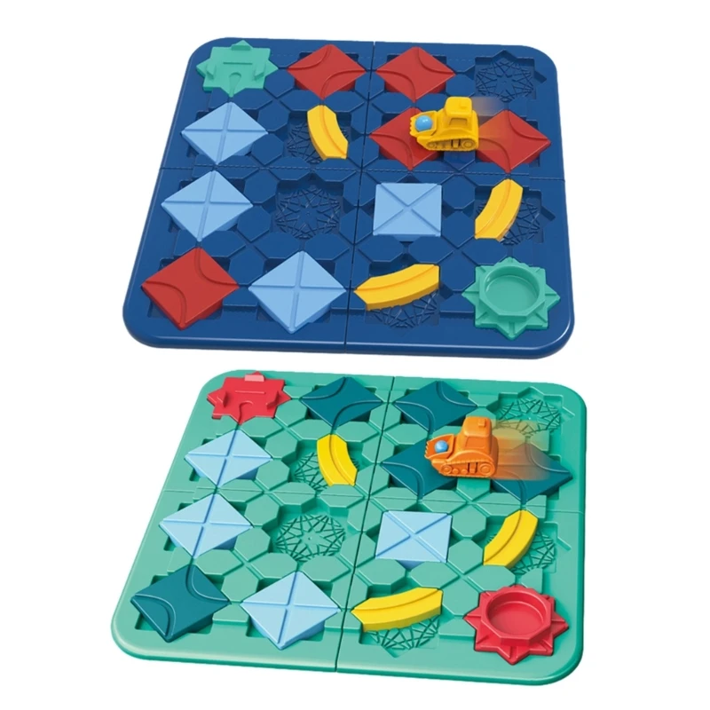 Anspruchsvolles Straßenlabyrinth-Puzzlespielzeug für Kinder. Fördert die Problemlösungs- und Beobachtungsfähigkeiten. Wunderbar