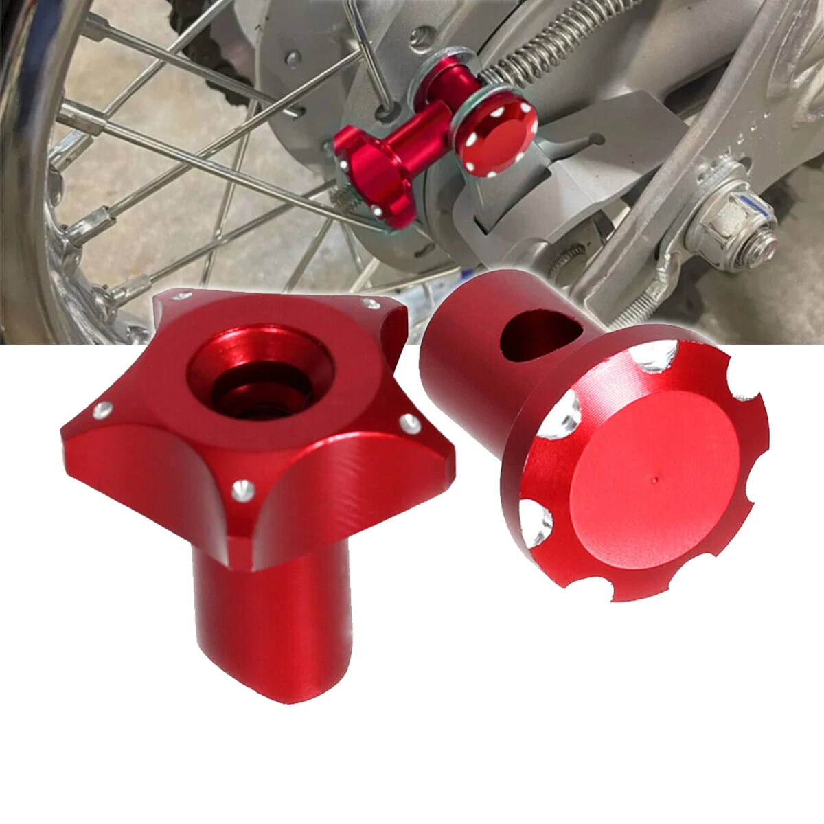 

Регуляторы задних тормозных стержней для Honda CRF50 110 125F для Kawasaki KLX110 KLX110L для YAMAHA TTR110, все годы