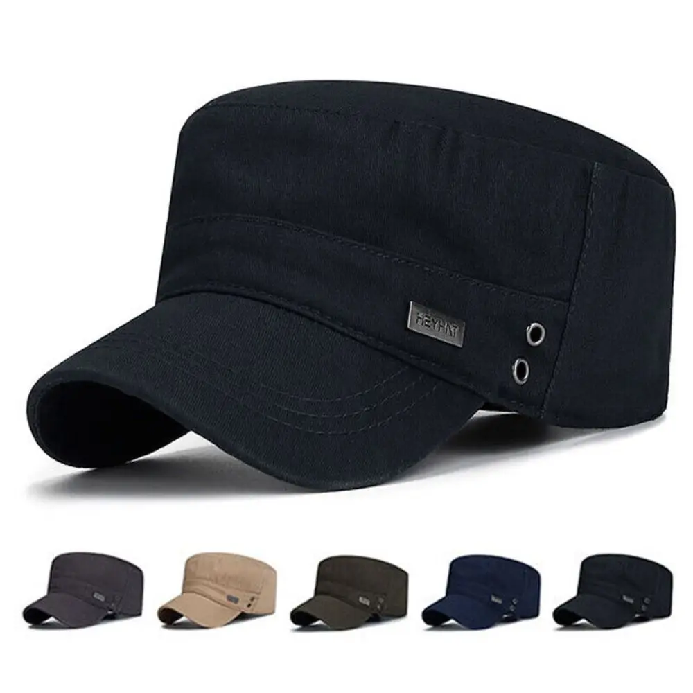 New Durable High Quality Portable Fashion Spring Summer Breathable Cotton  Hat Sun Cap Baseball Cap Cadet Hat