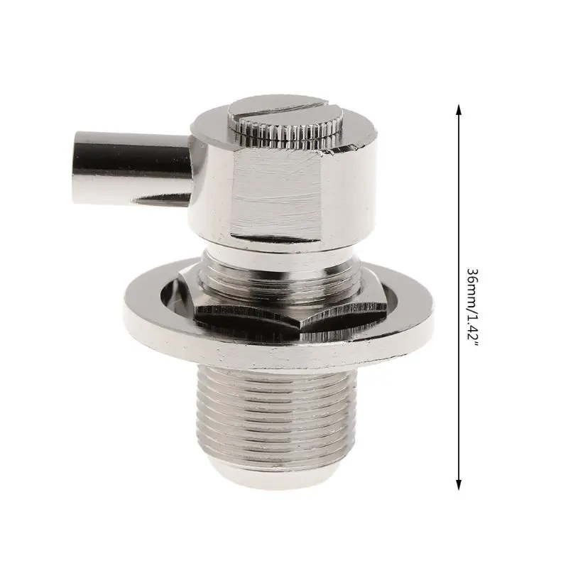 SO239 UHF Female Right Angle RF Connector For RG58 RG142 LMR195 Coaxial Cable