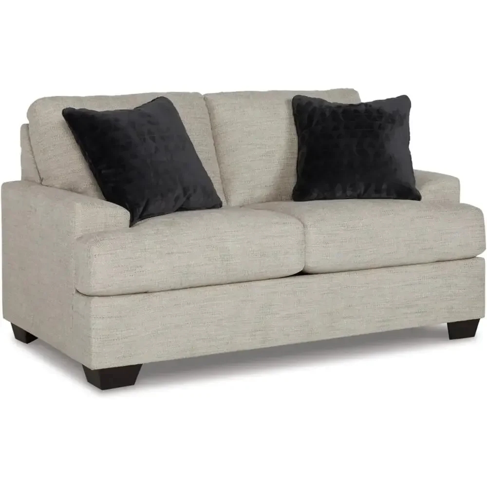 

Contemporary Beige Loveseat for Living Room