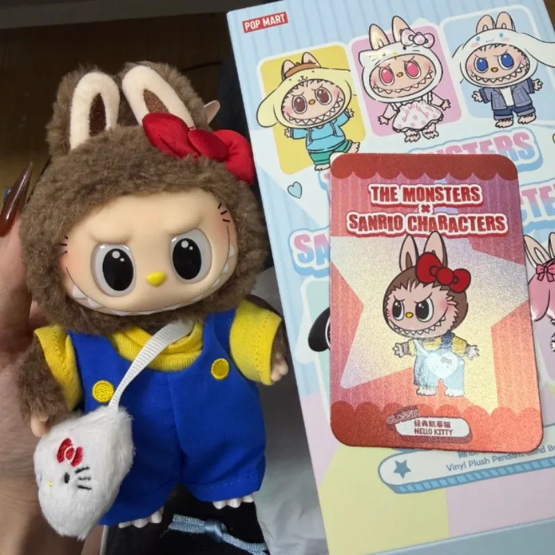 

LABUBU THE MONSTERS SANRIO Series Hidden CLASSIC HELLO KITTY POP MART Blind Box Vinyl Figure Perfect New Year Gift for Besties
