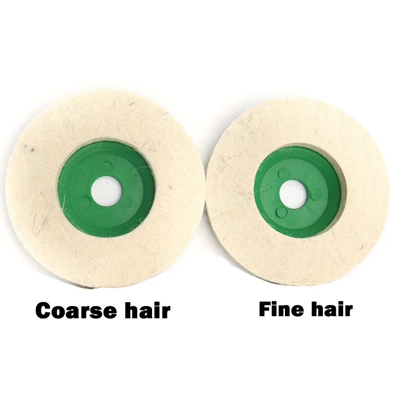 Polishing Wheels Pads 100*16mm Green Grinding Discs Accessories Angle Grinder Wheels Felt Polishing Discs