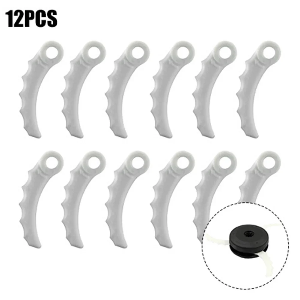 

12 шт. пластиковые лезвия для 198426-9 пластиковые 198383-1 DUR368AZ DUR369AZ DUR368LZ триммер для травы сменные лезвия для газонокосилки