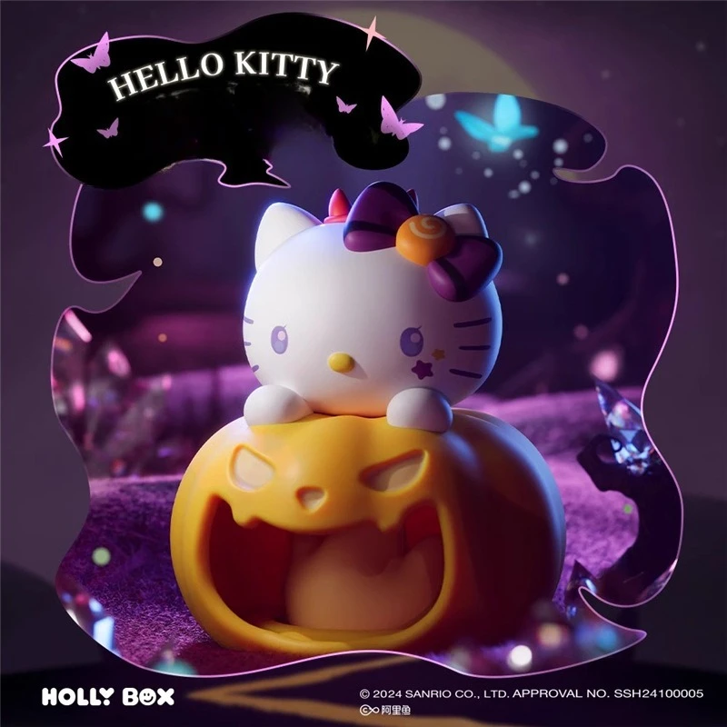 Miniso 正規品 サンリオ ブラインドボックス トリックオアトリートシリーズ ハロウィン パンプキン ナイトライト オーナメント